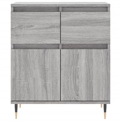 vidaXL Sideboard Grey Sonoma 60x35x70 cm Engineered Wood