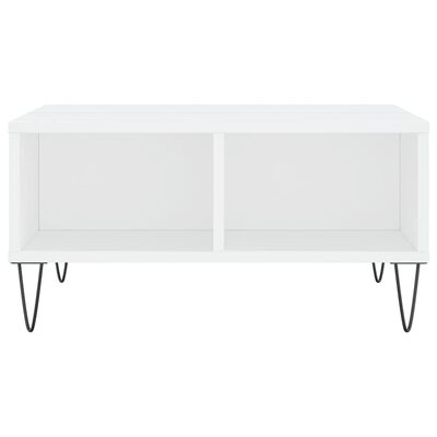 vidaXL Coffee Table White 60x60x30 cm Engineered Wood