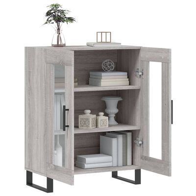 vidaXL Sideboard Grey Sonoma 69.5x34x90 cm Engineered Wood