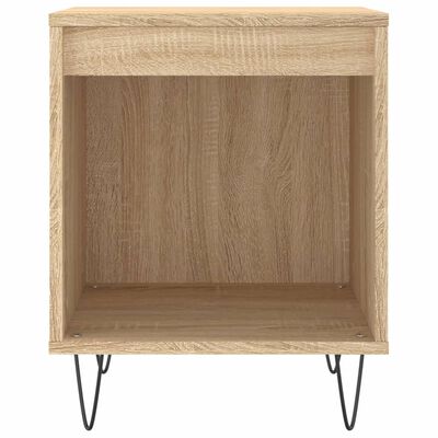 vidaXL Bedside Cabinet Sonoma Oak 40x35x50 cm Engineered Wood