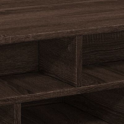 vidaXL Coffee Table Brown Oak 70x70x29 cm Engineered Wood