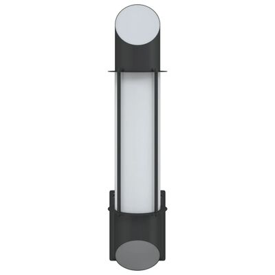 vidaXL Outdoor Wall Light Black Stainless Steel