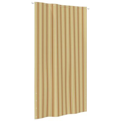 vidaXL Balcony Screen Yellow and Orange 140x240 cm Oxford Fabric