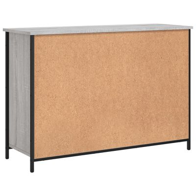 vidaXL Sideboard Grey Sonoma 100x35x70 cm Engineered Wood