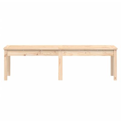 vidaXL 2-Seater Garden Bench 159.5x44x45 cm Solid Wood Pine