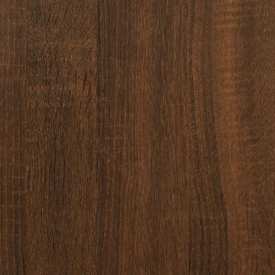 vidaXL Bathroom Cabinet Brown Oak 80x33x60 cm Engineered Wood