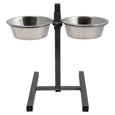 Jack and Vanilla Pet Food Bowl Stand Bon Appetit 2x3.9 L