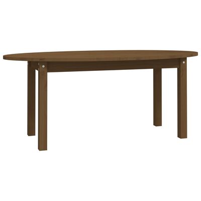 vidaXL Coffee Table Honey Brown 110x55x45 cm Solid Wood Pine