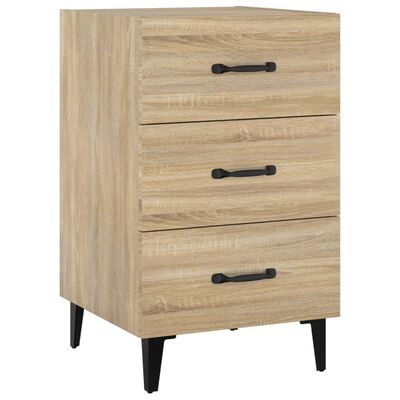 vidaXL Bedside Cabinet Sonoma Oak 40x40x66 cm Engineered Wood