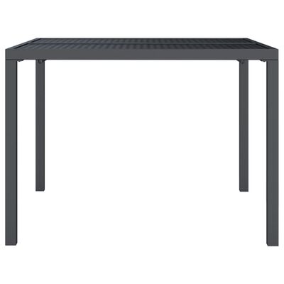 vidaXL Garden Table Anthracite 100x100x72 cm Steel