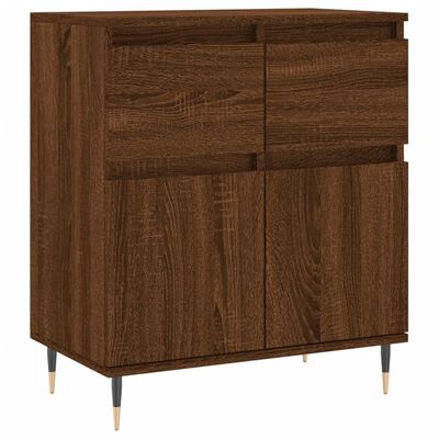 vidaXL Sideboard Brown Oak 60x35x70 cm Engineered Wood