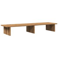 vidaXL Monitor Stand Artisian Oak 100x27x15 cm Engineered Wood