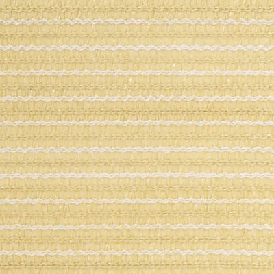 vidaXL Tent Carpet Beige 250x250 cm HDPE