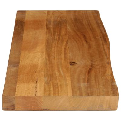 vidaXL Table Top Live Edge 110x30x2.5 cm Solid Wood Mango