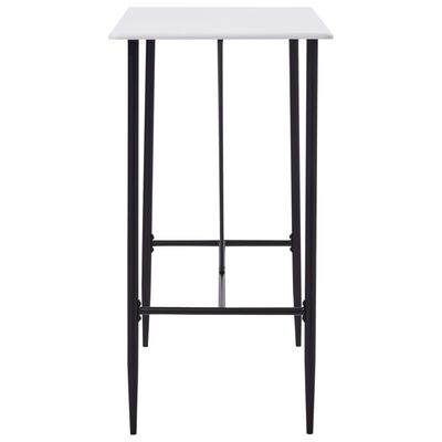 vidaXL Bar Table White 120x60x110 cm MDF