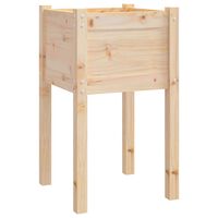 vidaXL Garden Planter 40x40x70 cm Solid Pinewood