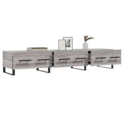 vidaXL TV Cabinet Grey Sonoma 150x36x30 cm Engineered Wood