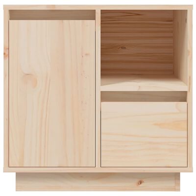 vidaXL Bedside Cabinet 50x34x50 cm Solid Wood Pine