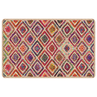 vidaXL Rug Washable Multicolour 190x300 cm Anti Slip