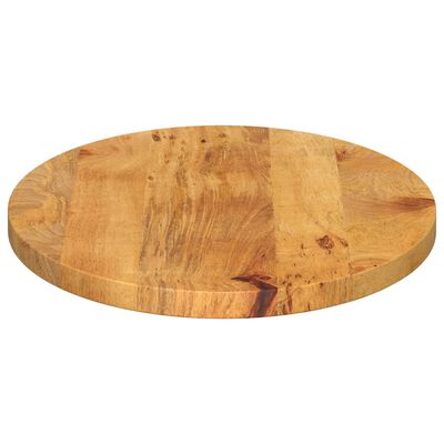 vidaXL Table Top 80x40x2.5 cm Oval Solid Wood Mango