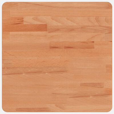 vidaXL Table Top 40x40x4 cm Square Solid Wood Beech