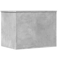 vidaXL Storage Box Concrete Grey 60x42x46 cm Engineered Wood