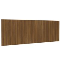 vidaXL Wall Headboard Brown Oak 240x1.5x80 cm Engineered Wood