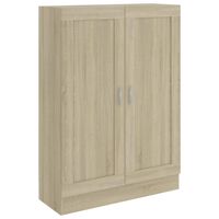 vidaXL Book Cabinet Sonoma Oak 82.5x30.5x115 cm Engineered Wood