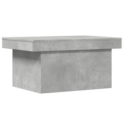 vidaXL Coffee Table Concrete Grey 80x55x40 cm Engineered Wood