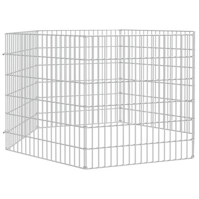 vidaXL Free Range Animal Enclosure 6-Panel 54x60 cm Galvanised Iron