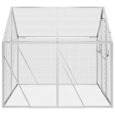 vidaXL Aviary Silver 1.79x2x1.85 m Aluminium