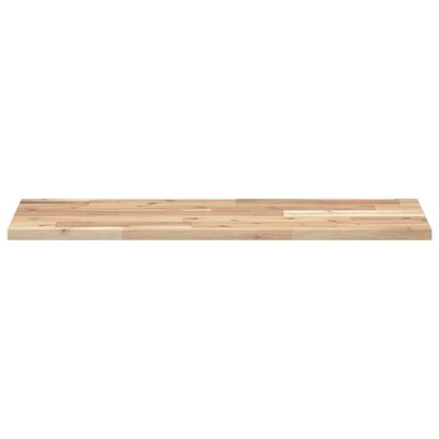 vidaXL Floating Shelf 100x30x2 cm Untreated Solid Wood Acacia