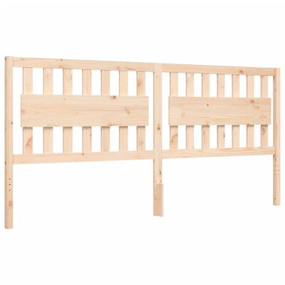 vidaXL Bed Frame without Mattress 200x200 cm Solid Wood