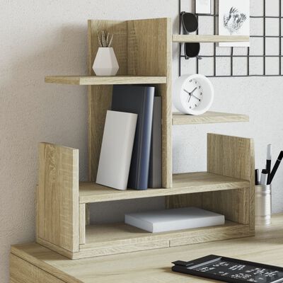 vidaXL Desk Organiser Sonoma Oak 49x20x52.5 cm Engineered wood