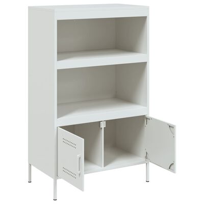 vidaXL Highboard White 68x39x113 cm Steel