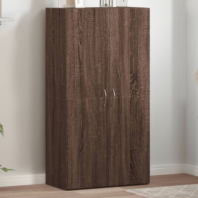 vidaXL File Cabinet Brown Oak 60x32x115 cm Engineered Wood