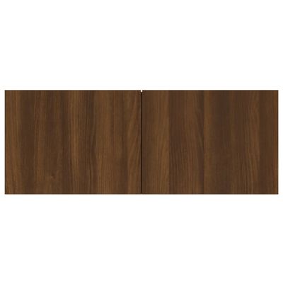 vidaXL TV Cabinets 4 pcs Brown Oak 80x30x30 cm Engineered Wood