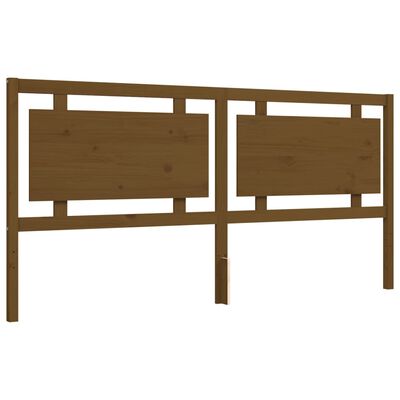 vidaXL Bed Frame without Mattress Honey Brown 200x200 cm Solid Wood Pine