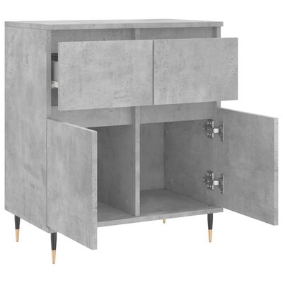 vidaXL Sideboard Concrete Grey 60x35x70 cm Engineered Wood