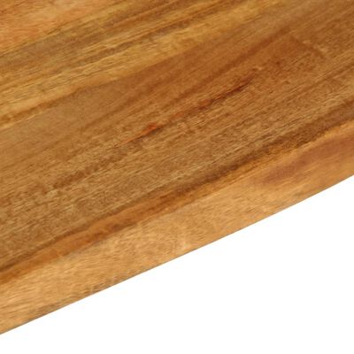 vidaXL Table Top Live Edge 110x30x2.5 cm Solid Wood Mango