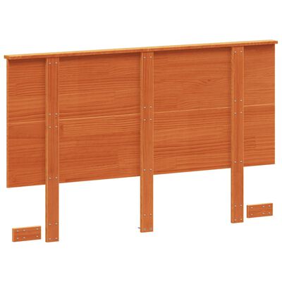 vidaXL Headboard Wax Brown 135 cm Solid Wood Pine