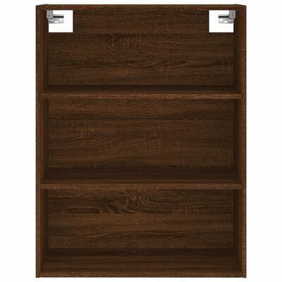 vidaXL Highboard Brown Oak 69.5x34x180 cm Engineered Wood