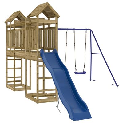 vidaXL Outdoor Playset Impregnated Wood Pine