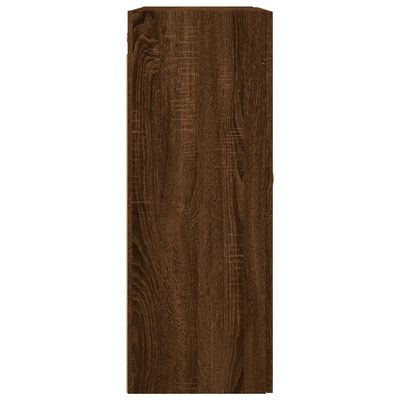 vidaXL Wall Mounted Cabinet Brown Oak 69.5x34x90 cm