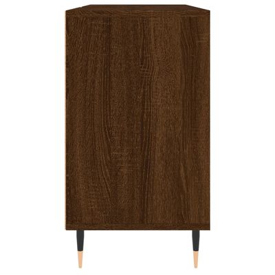 vidaXL Bathroom Cabinet Brown Oak 80x33x60 cm Engineered Wood