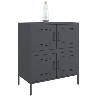 vidaXL Sideboard Anthracite 68x39x79 cm Steel