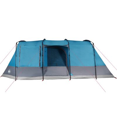 vidaXL Camping Tent Tunnel 4-Person Blue Waterproof