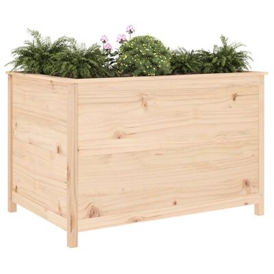 vidaXL Garden Raised Bed 119.5x82.5x78 cm Solid Wood Pine