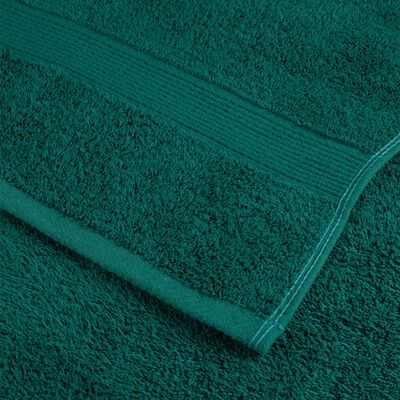 vidaXL 12 Piece Premium Towel Set SOLUND Green 600 gsm