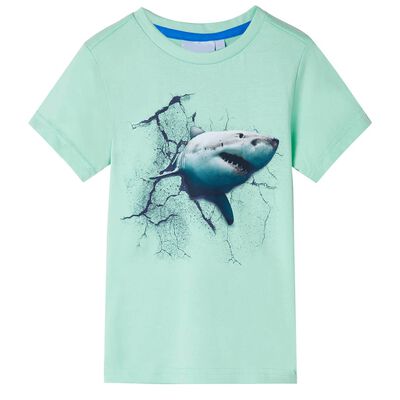 Kids' T-shirt Light Green 92